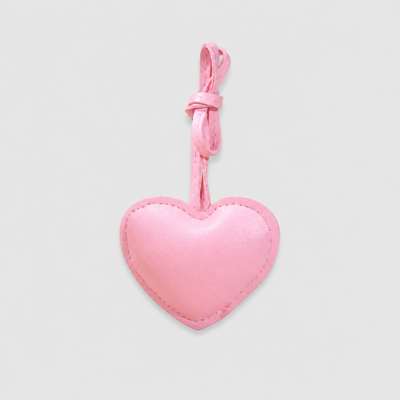 Fresh 3D Heart Bag Charm