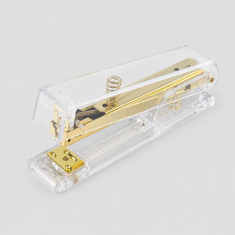 Rose Gold Transparent Stapler