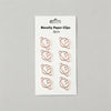 Gold Planets / One Size/1Pack/8PCS