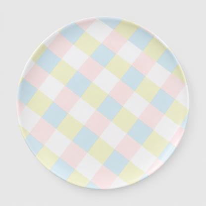 Checkered Snack Plate