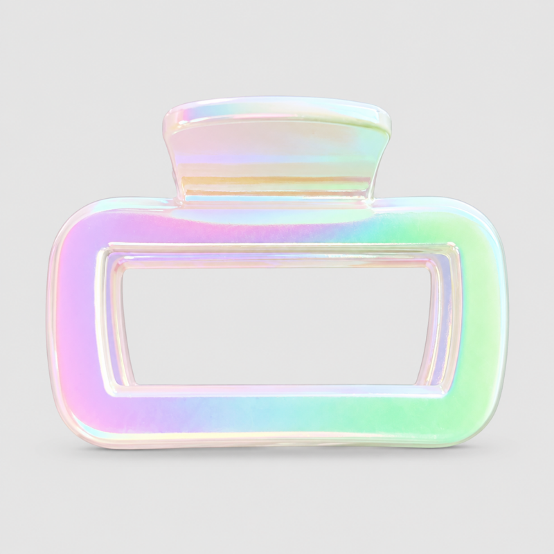Iridescent Hollow Hair Claw Clip