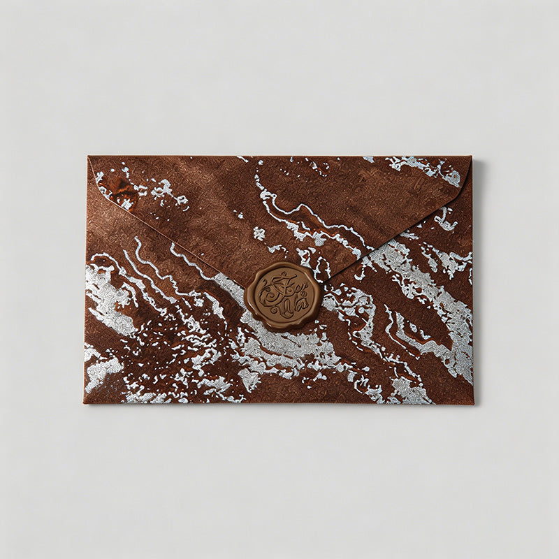 10 Luxury Gilded Embossing Envelope Sets