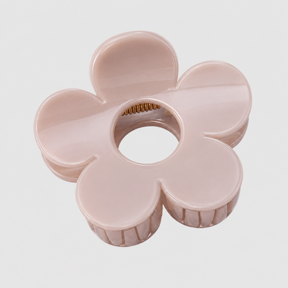 Marbled Flower Claw Clip