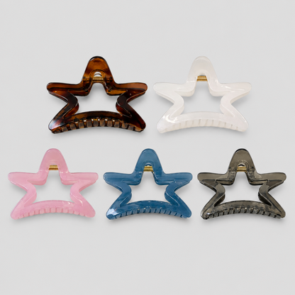 Jelly Star Claw Clip