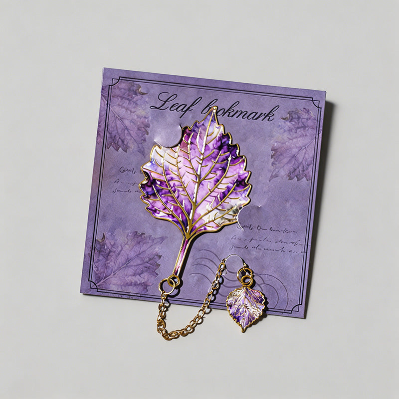 5 Random Retro Oil Painting Floral Metal Paper Clips Sets