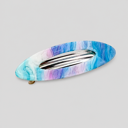 Wavy Irregular Marbled Hair Clip