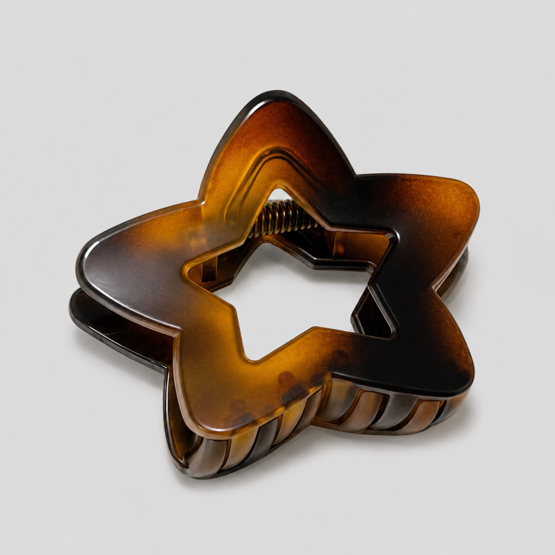 Cutout Star Claw Clip