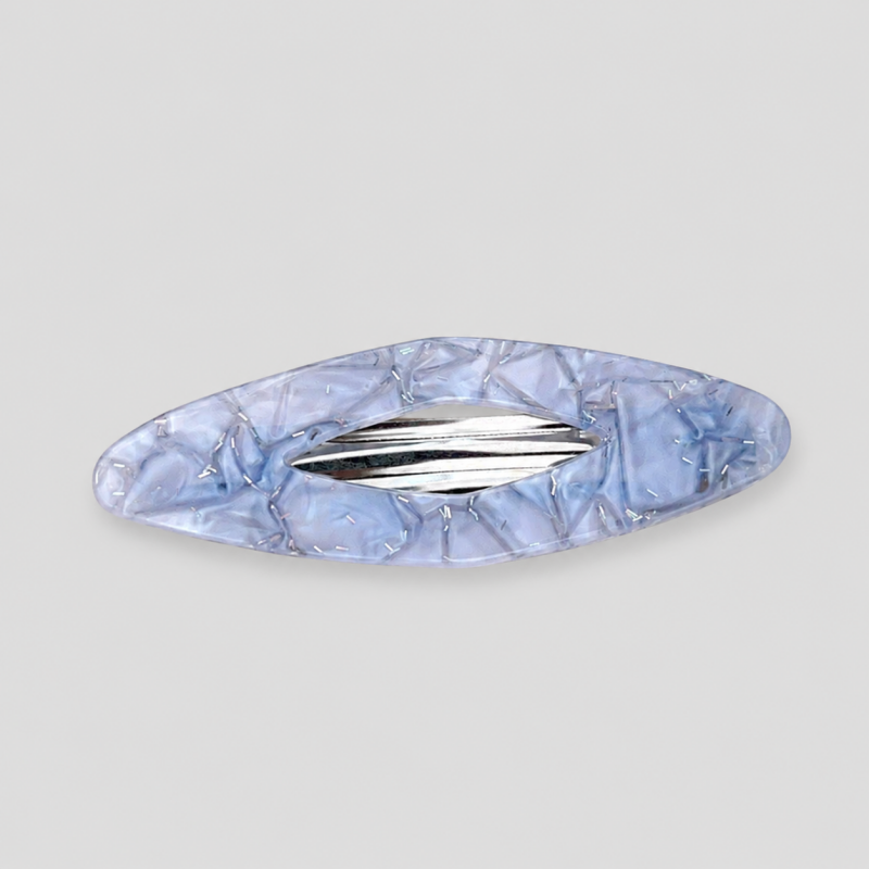 Wavy Irregular Marbled Hair Clip