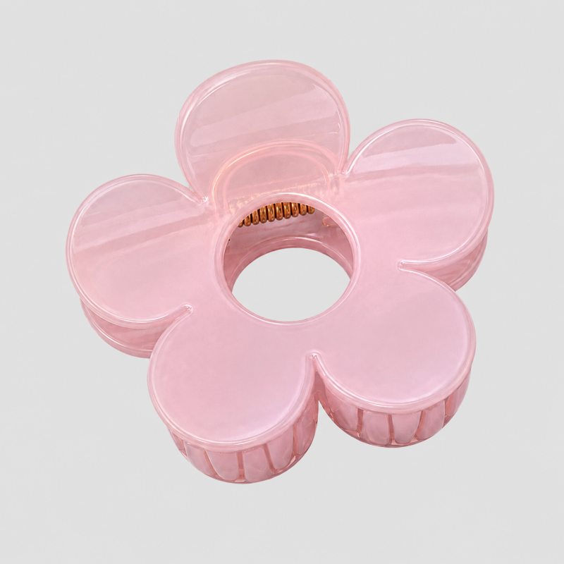 Marbled Flower Claw Clip