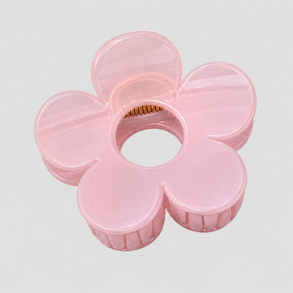 Marbled Flower Claw Clip