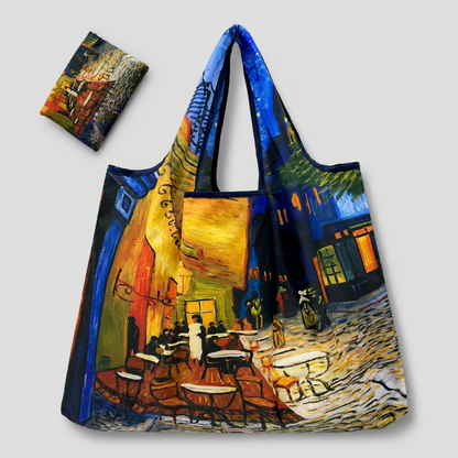 Foldable Printed Reusable Shopping Tote Bag