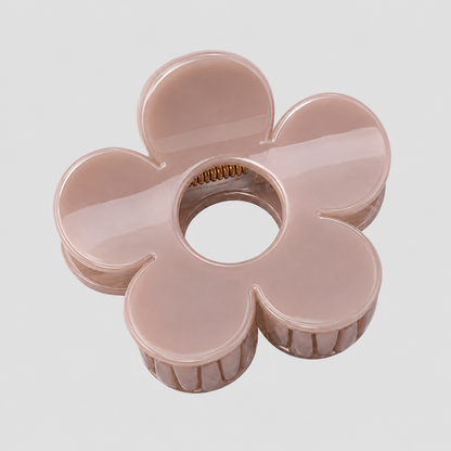 Marbled Flower Claw Clip