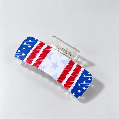 Independence Day Print Hair Clip