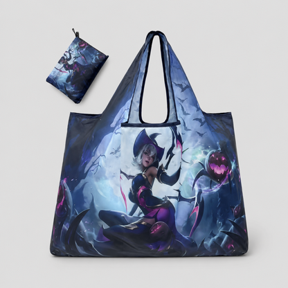 Foldable Printed Reusable Shopping Tote Bag