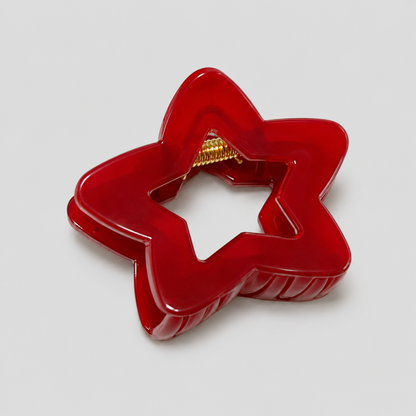 Cutout Star Claw Clip