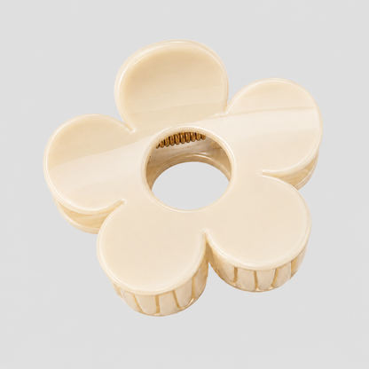 Marbled Flower Claw Clip