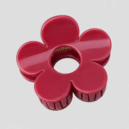 Marbled Flower Claw Clip