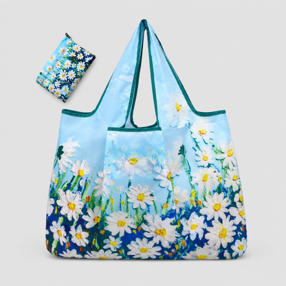 Foldable Printed Reusable Shopping Tote Bag