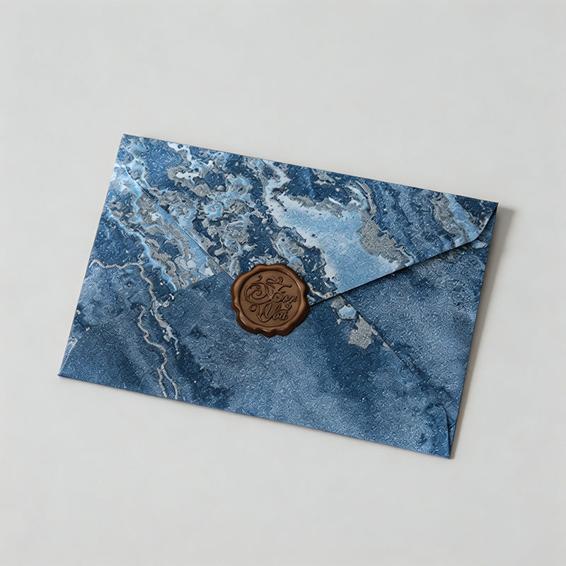 10 Luxury Gilded Embossing Envelope Sets