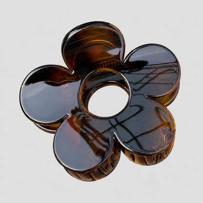 Marbled Flower Claw Clip