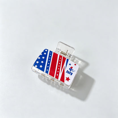 Independence Day Print Hair Clip