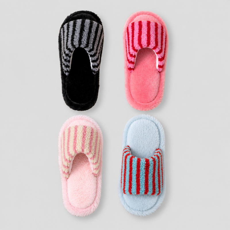 Quilted Slide Slippers