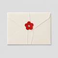 10PCS Retro Kraft Paper Heart Tie Sealing Envelopes