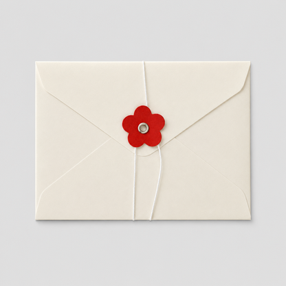 Flower Heart Envelopes