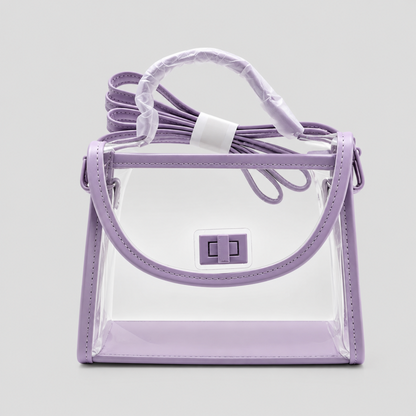 Clear Drawstring Crossbody Bag