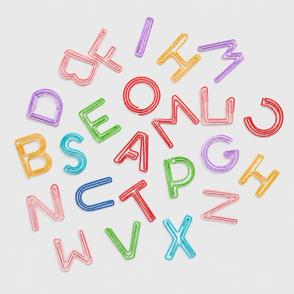 Alphabet Metal Bookmarks