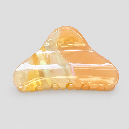 Two-color Gradient Heart Hair Claw Clip