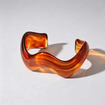 Wavy Shark Hair Claw Clip