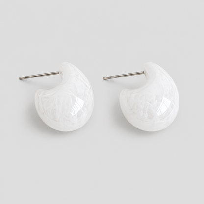 Resin Stud Earrings