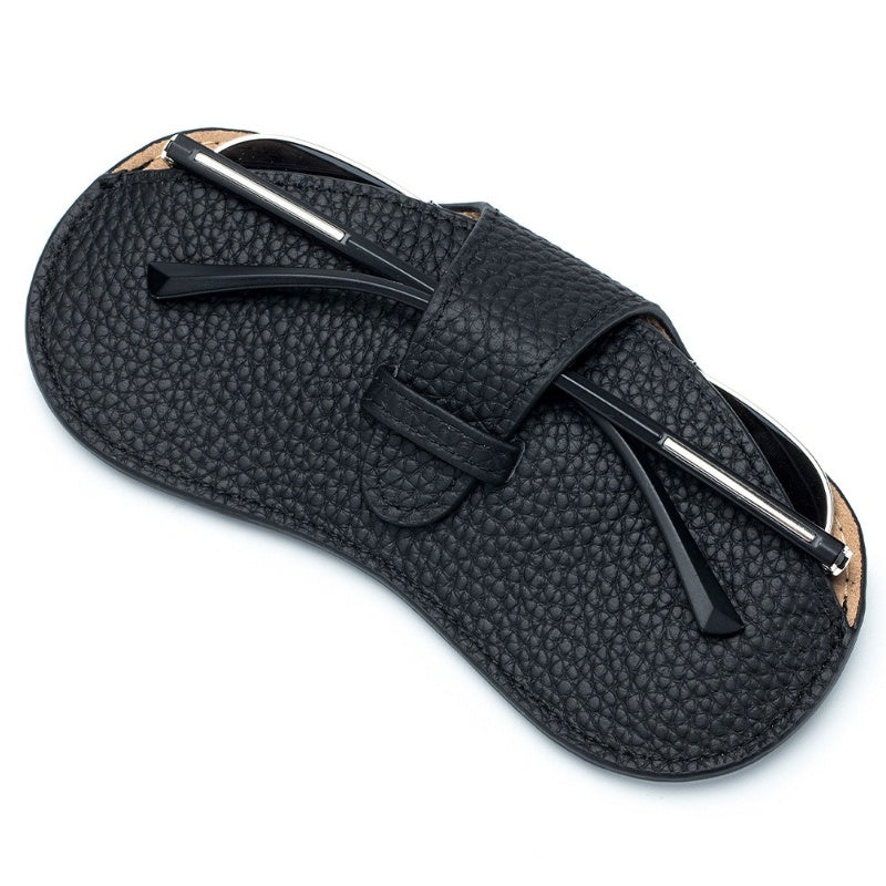 Faux Leather Pouch Glasses