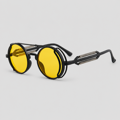 Retro Double-Layer Round Sunglasses