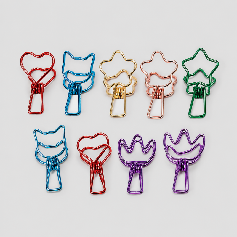 20PCS Creative Metal Photo Message Desktop Stand Clip