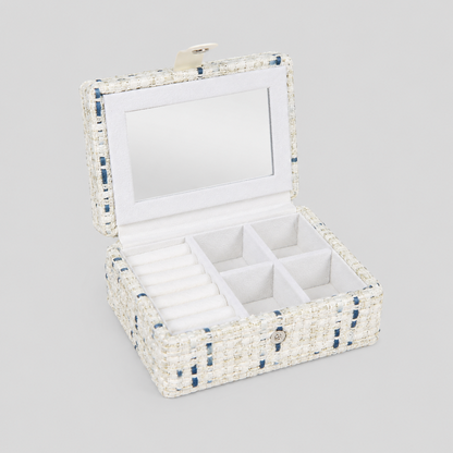 Plaid Travel Jewelry Box