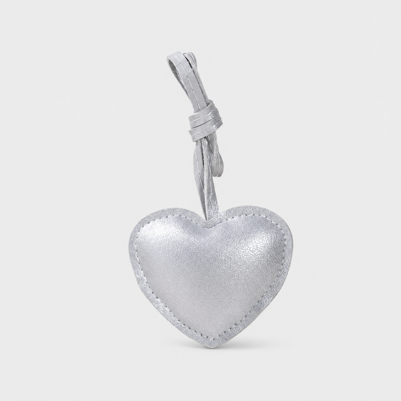 Fresh 3D Heart Bag Charm