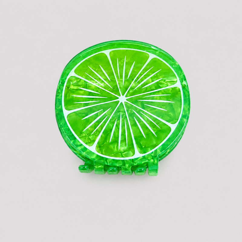 Round Fruit Slice Hair Claw Clip