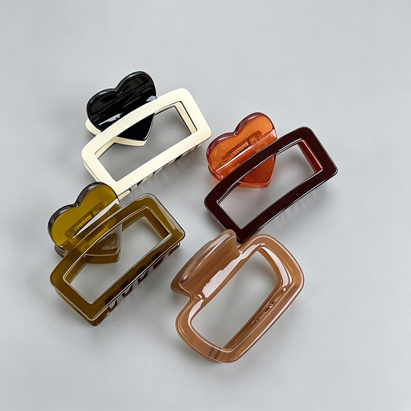 Square Hollow Hair Claw Clip