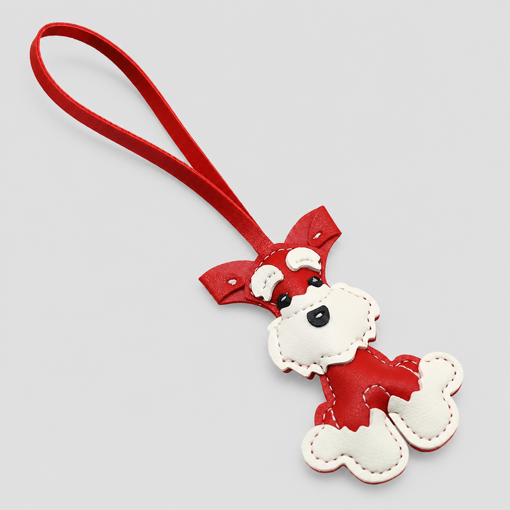 Lovely Schnauzer PU Leather Ba - Shopdayla Wholesale - #6530