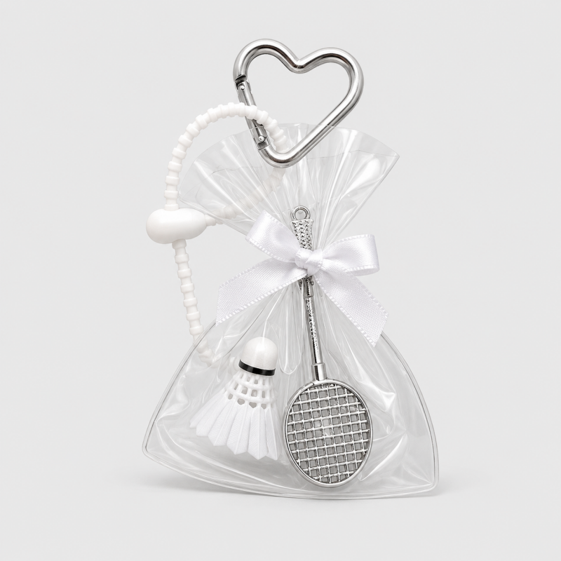 Badminton Mini Portable Bag Charm