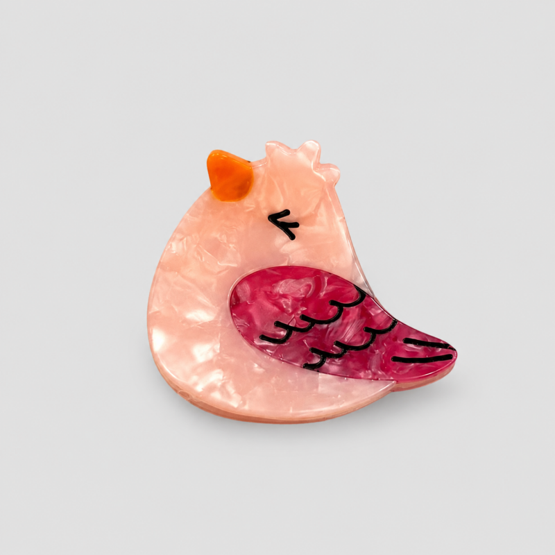 Mini Cartoon Chick Hair Clip