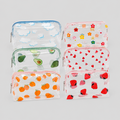 Pattern Clear Cosmetic Storage Bag