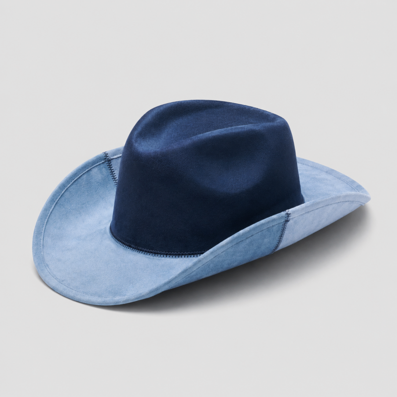 Colorblock Western Cowboy Hat
