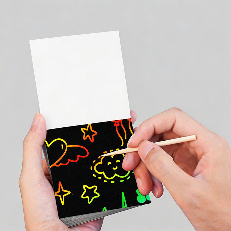 Kids Colorful Scratch Art Note Pad