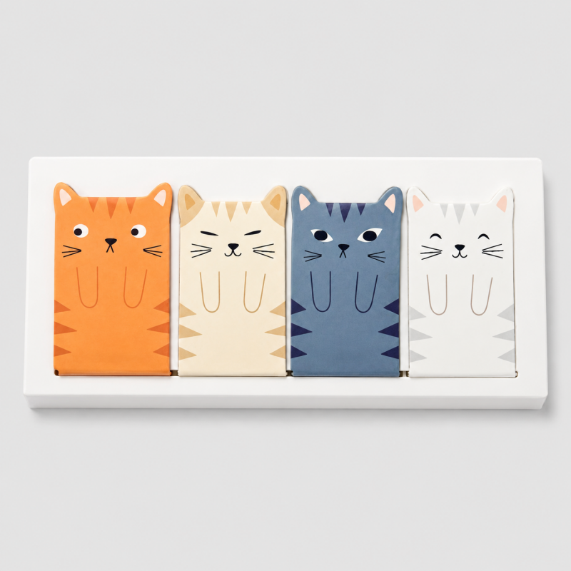Cat Bookmark Set(Pack of 4)