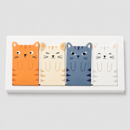 Cat Bookmark Set(Pack of 4)
