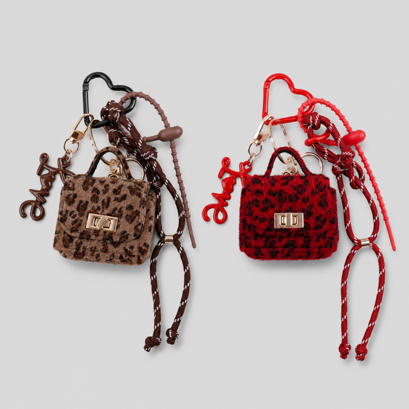 Mini Leopard Charm Bag