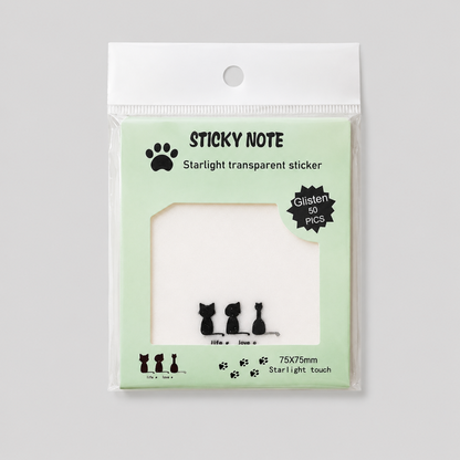 Paw Print Sticky Notes